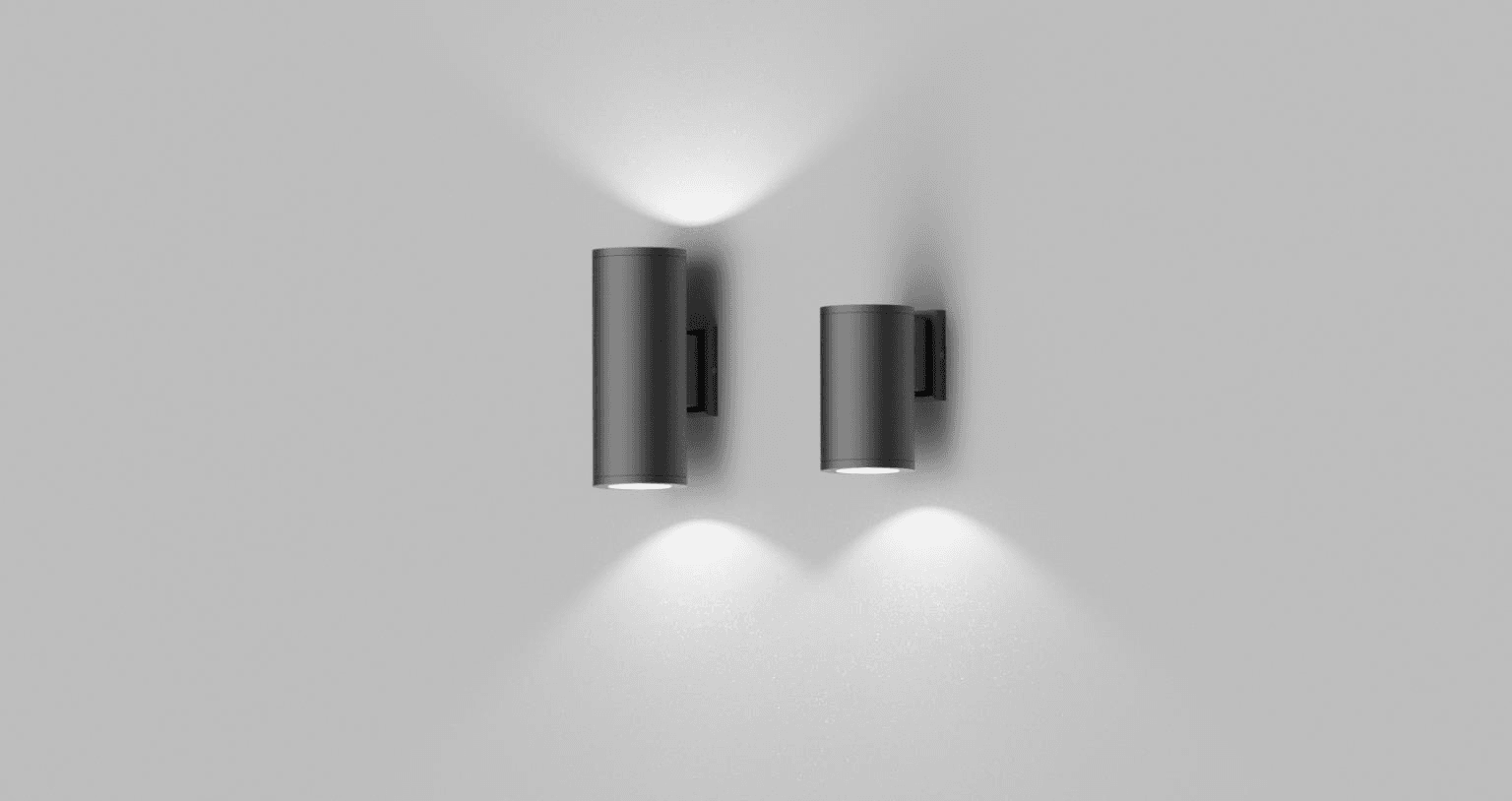 Tuba Wall Light — Up / down wall light